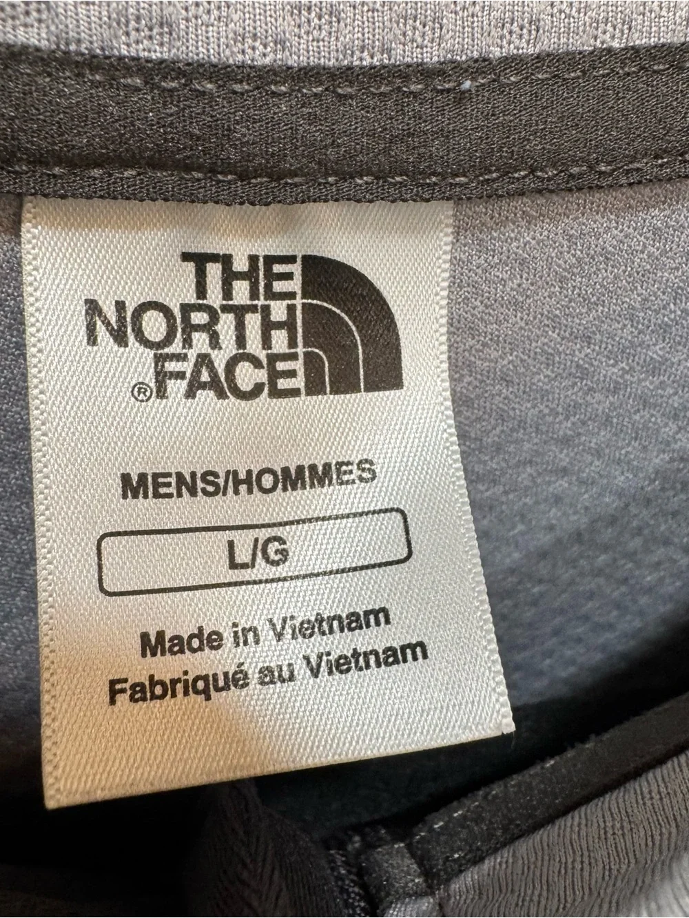 The North Face Pullover Mens L Gray Colorblock 1/4 Zip Flight Series Valor Vick